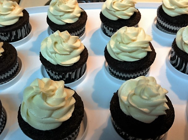 Frosted cupcakes